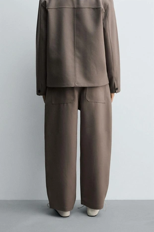 Брюки BALLOON FIT с защипами