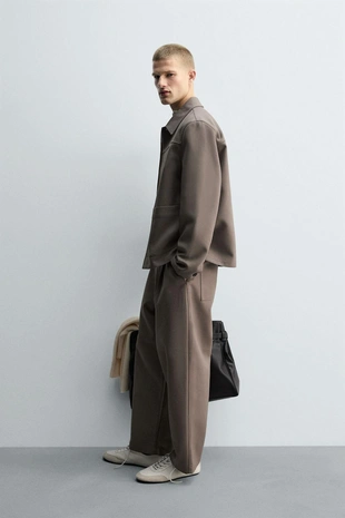 Брюки BALLOON FIT с защипами