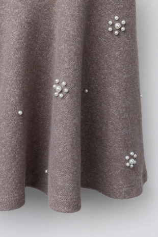 Юбка SOFT TOUCH с жемчугом- Заказать в России