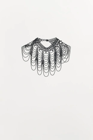 Ожерелье-кейп из бусин LIMITED EDITION- Заказать в России