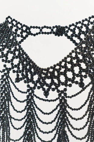 Ожерелье-кейп из бусин LIMITED EDITION- Заказать в России