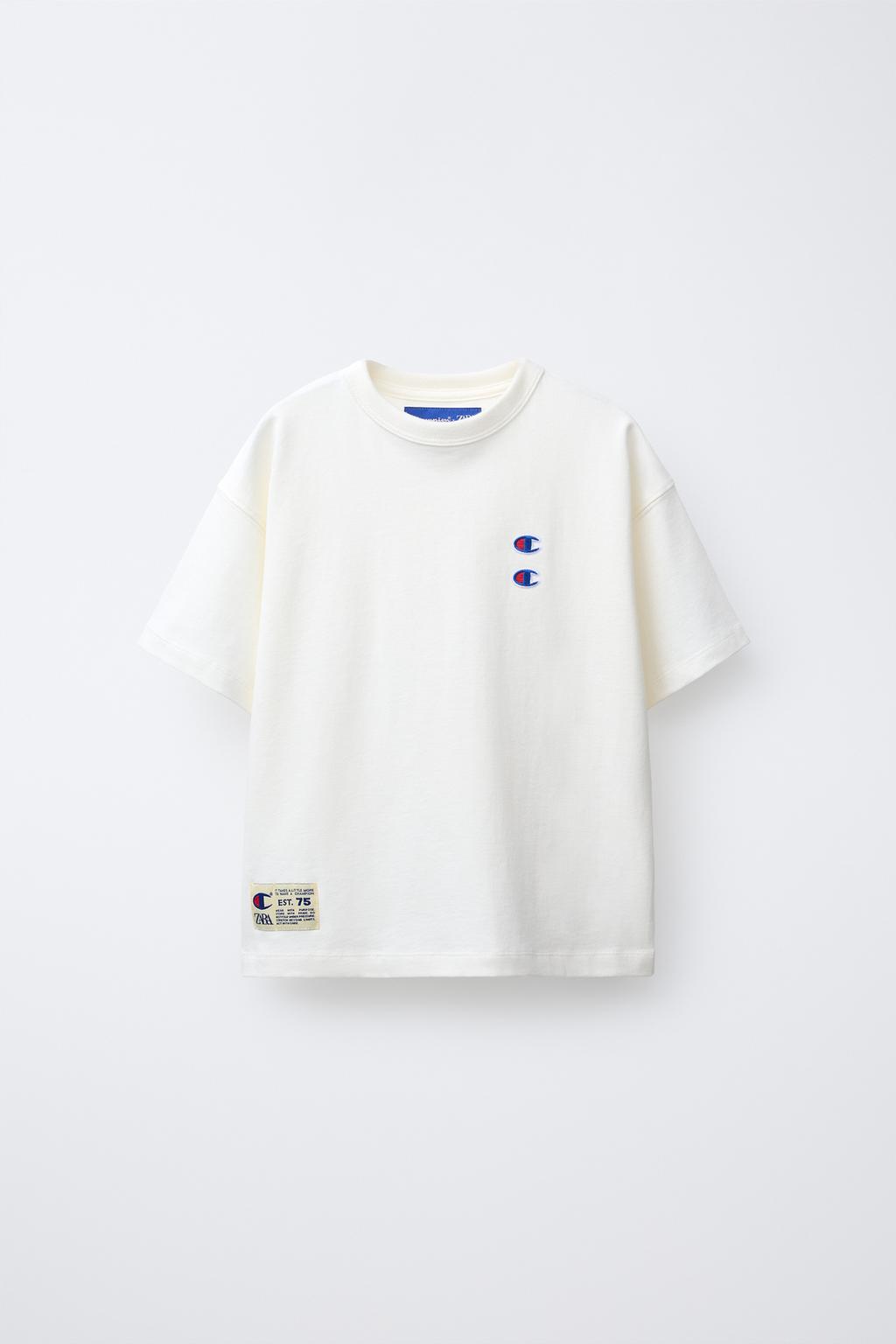 ФУТБОЛКА С НАШИВКАМИ CHAMPION ® X ZARA