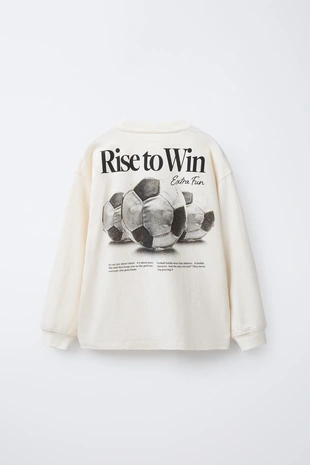 Купить Zara Футболка с принтом «спорт»