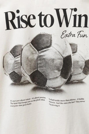 Футболка с принтом «спорт»