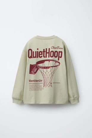 Купить Zara Футболка с принтом «спорт»