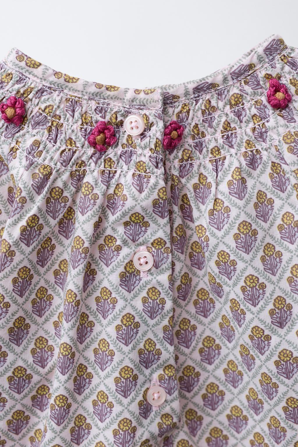 КОМБИНЕЗОН С ЦВЕТОЧНЫМ ПРИНТОМ