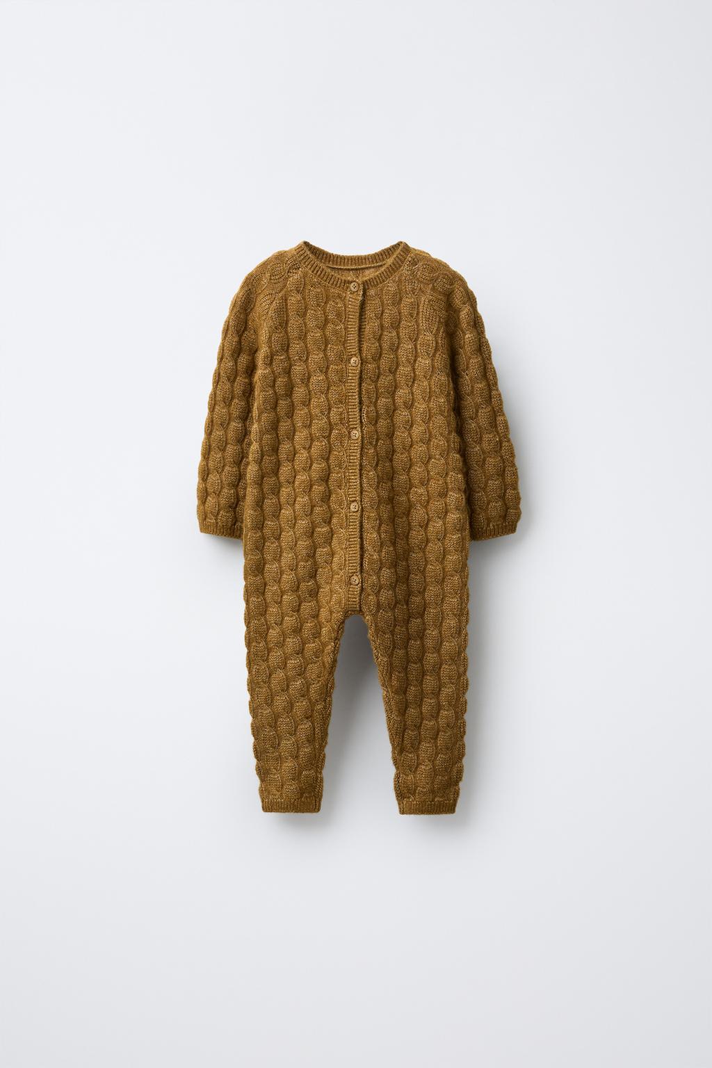 ДЛИННЫЙ ВЯЗАНЫЙ КОМБИНЕЗОН С КОСАМИ