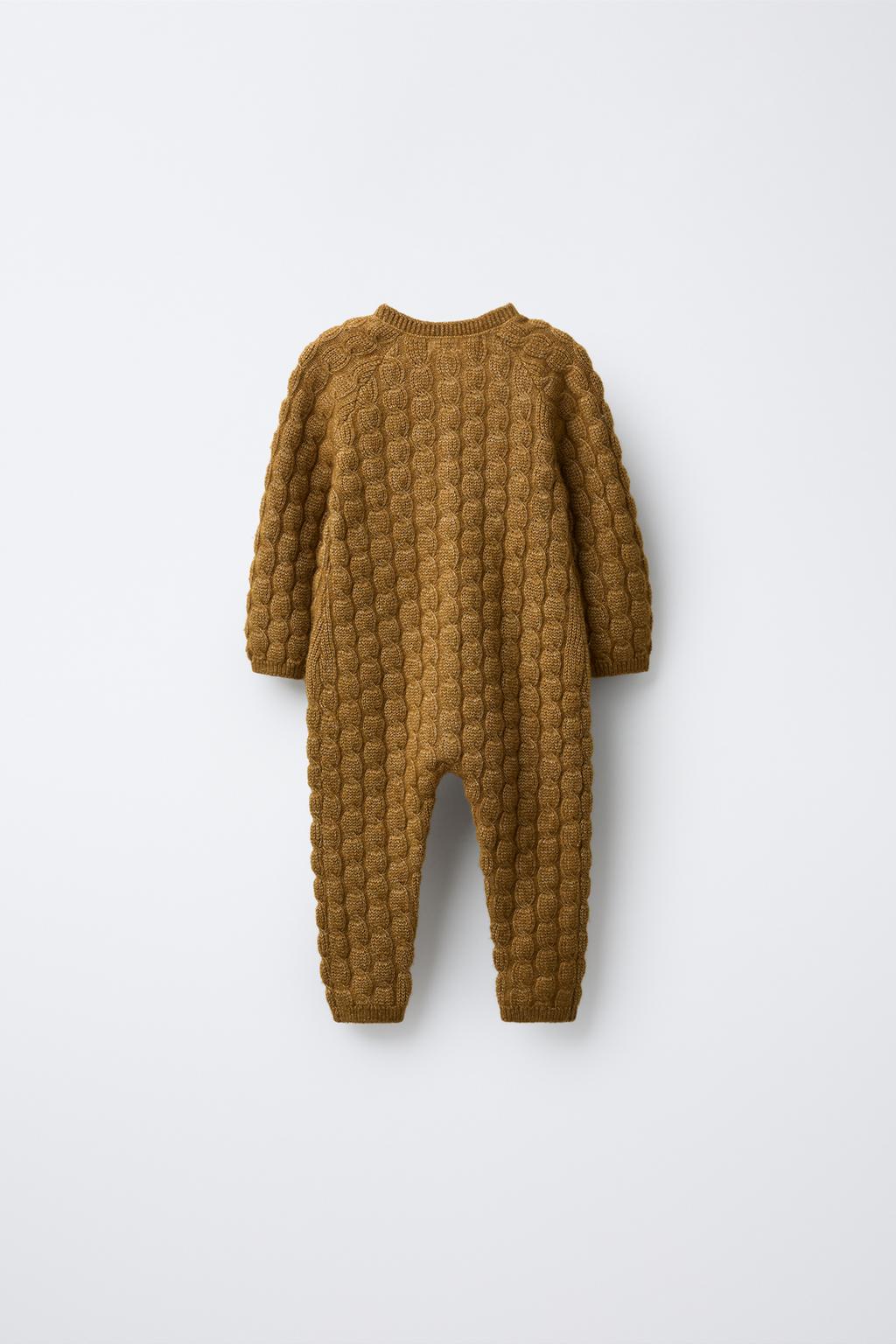 ДЛИННЫЙ ВЯЗАНЫЙ КОМБИНЕЗОН С КОСАМИ