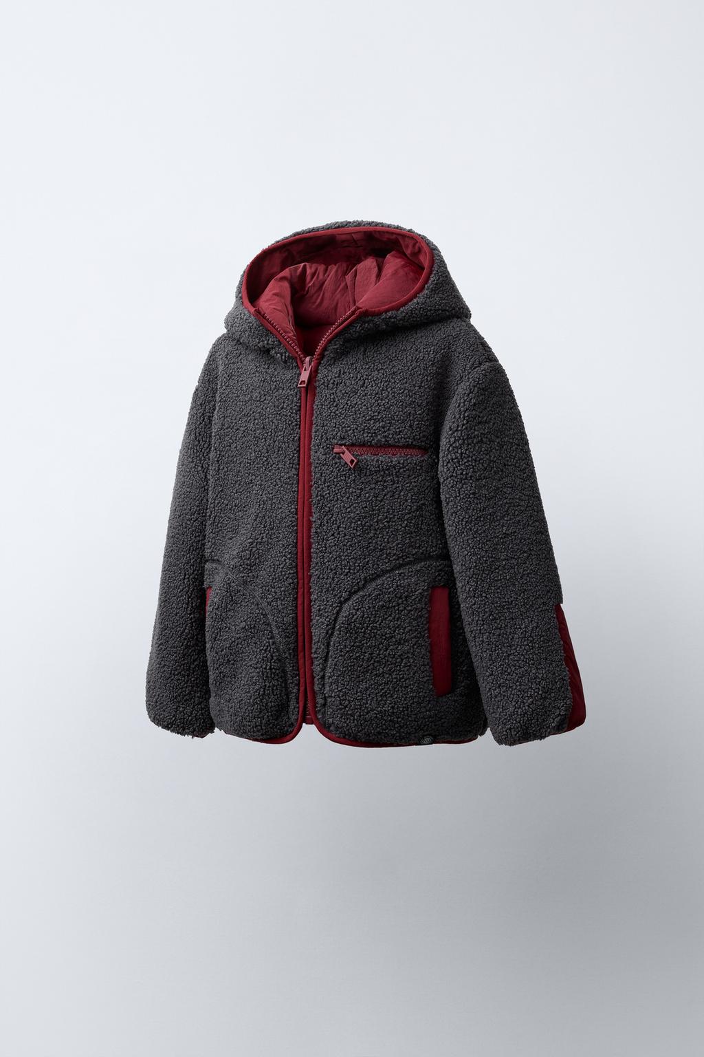 ДВУСТОРОННЯЯ КУРТКА ИЗ ИСКУССТВЕННОЙ ОВЧИНЫ WATER REPELLENT