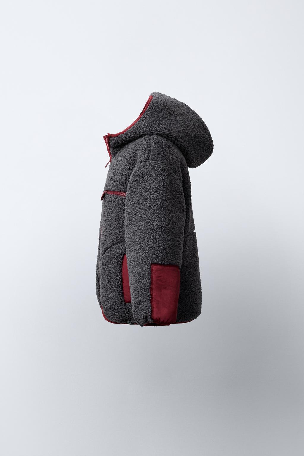 ДВУСТОРОННЯЯ КУРТКА ИЗ ИСКУССТВЕННОЙ ОВЧИНЫ WATER REPELLENT