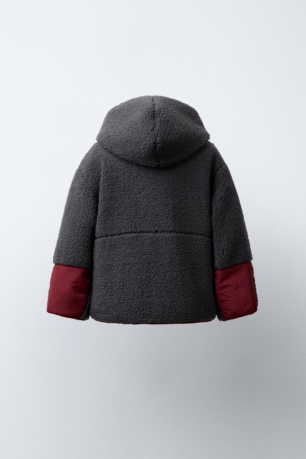 ДВУСТОРОННЯЯ КУРТКА ИЗ ИСКУССТВЕННОЙ ОВЧИНЫ WATER REPELLENT