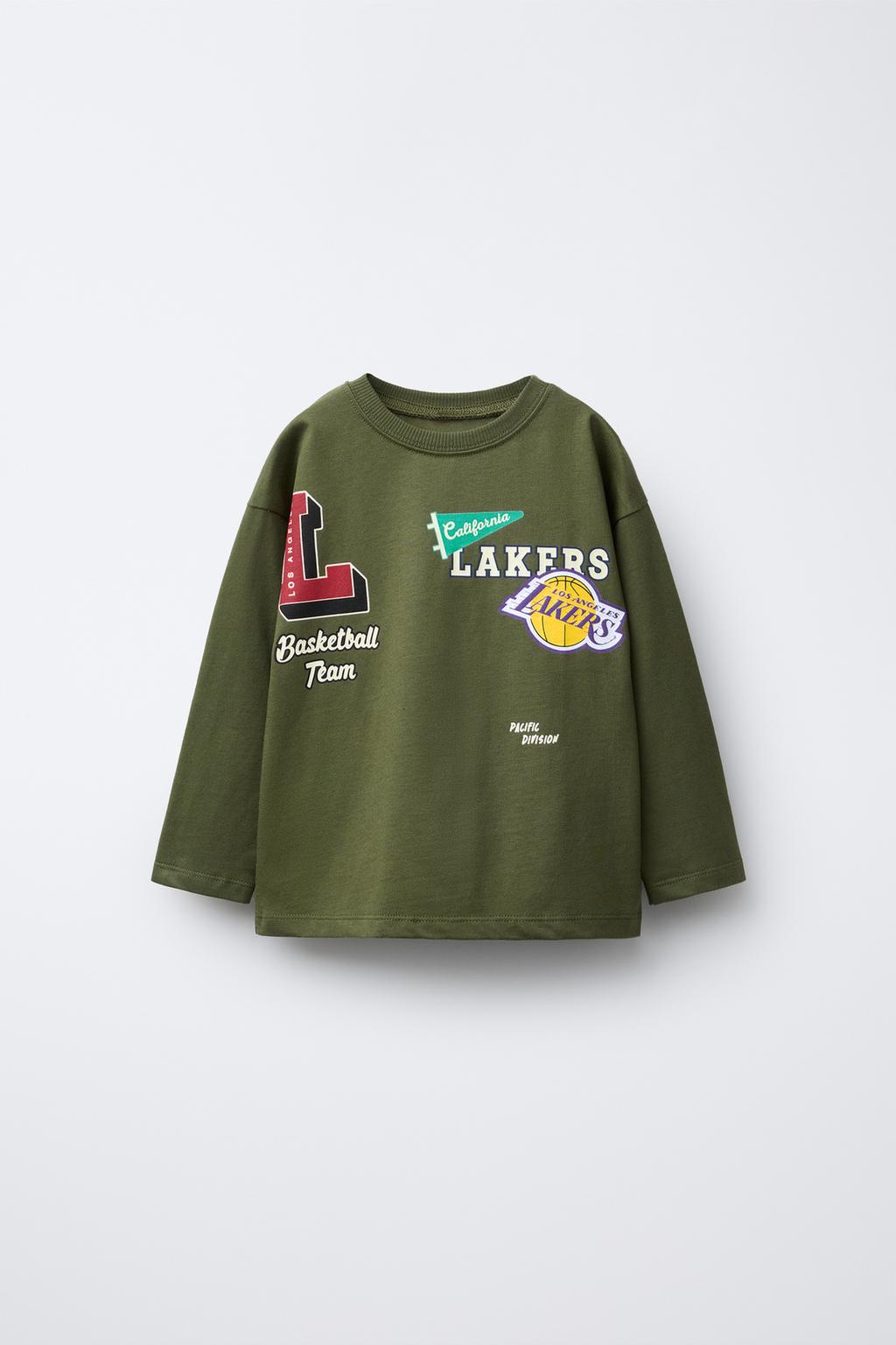 ЛОНГСЛИВ С ПРИНТОМ LOS ANGELES LAKERS NBA