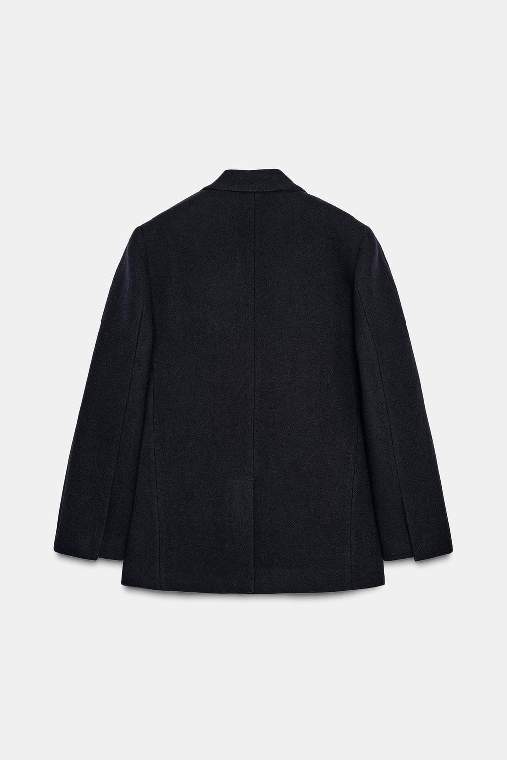 БЛЕЙЗЕР ОВЕРСАЙЗ ИЗ СМЕСОВОЙ ШЕРСТИ — ZW COLLECTION