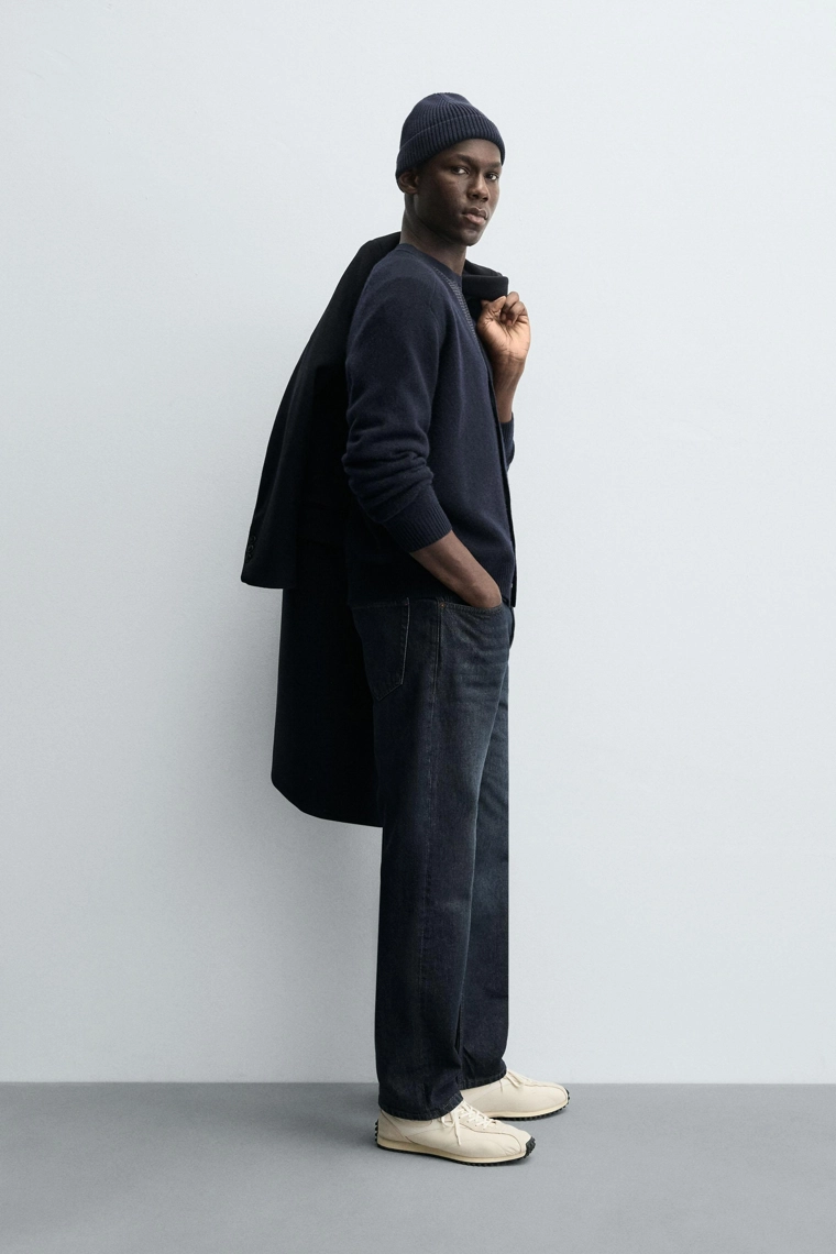 Кардиган свободного кроя из шерстяной смеси