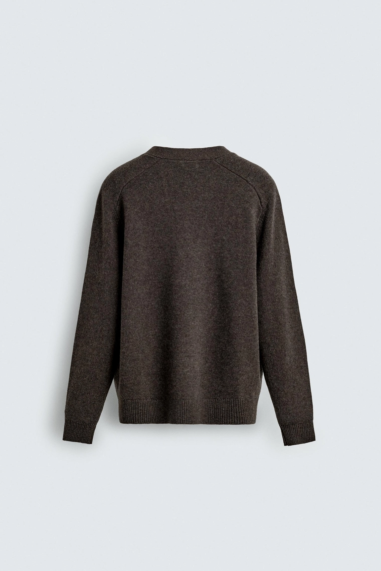 Кардиган свободного кроя из шерстяной смеси