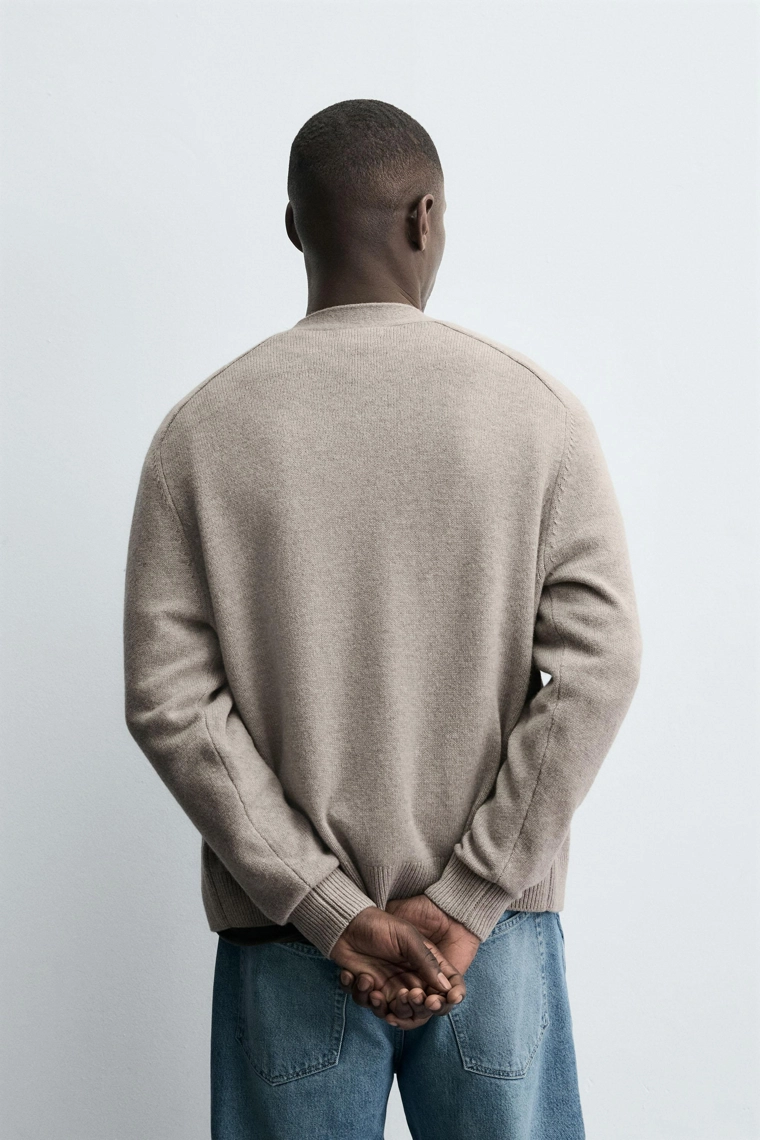 Кардиган свободного кроя из шерстяной смеси