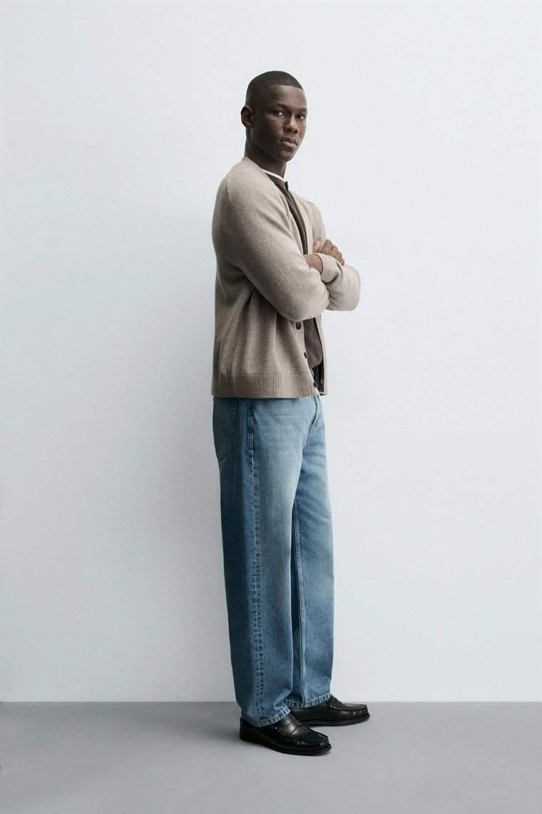 Кардиган свободного кроя из шерстяной смеси