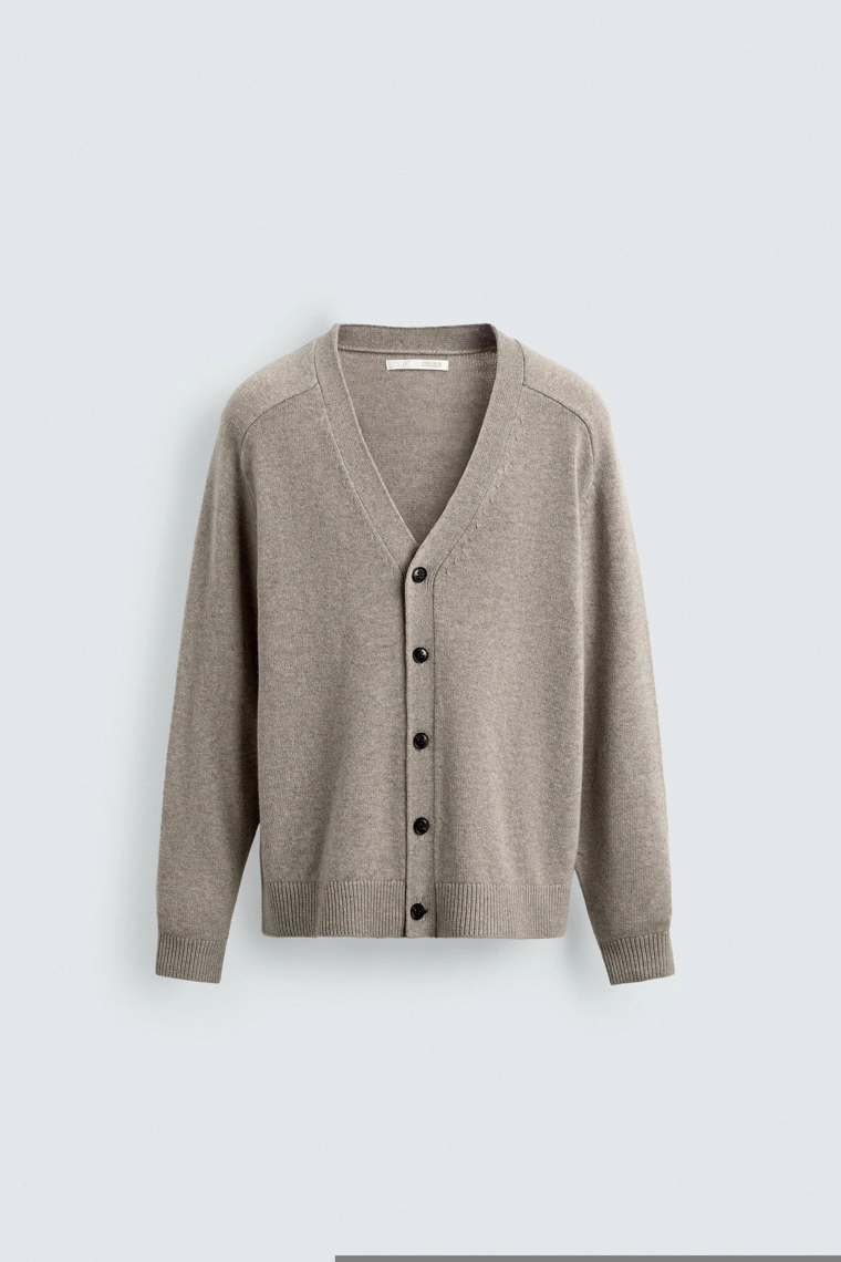 Кардиган свободного кроя из шерстяной смеси