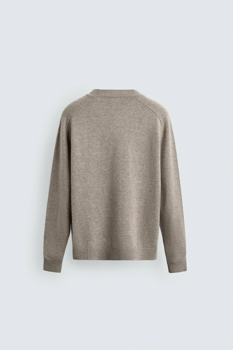 Кардиган свободного кроя из шерстяной смеси