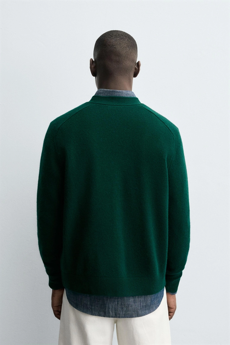 Кардиган свободного кроя из шерстяной смеси