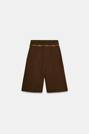 Бермуды с ремнем- Заказать в России