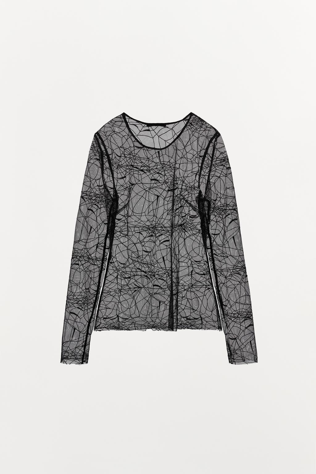 ПОЛУПРОЗРАЧНЫЙ ТОП «ПАУТИНА» LIMITED EDITION