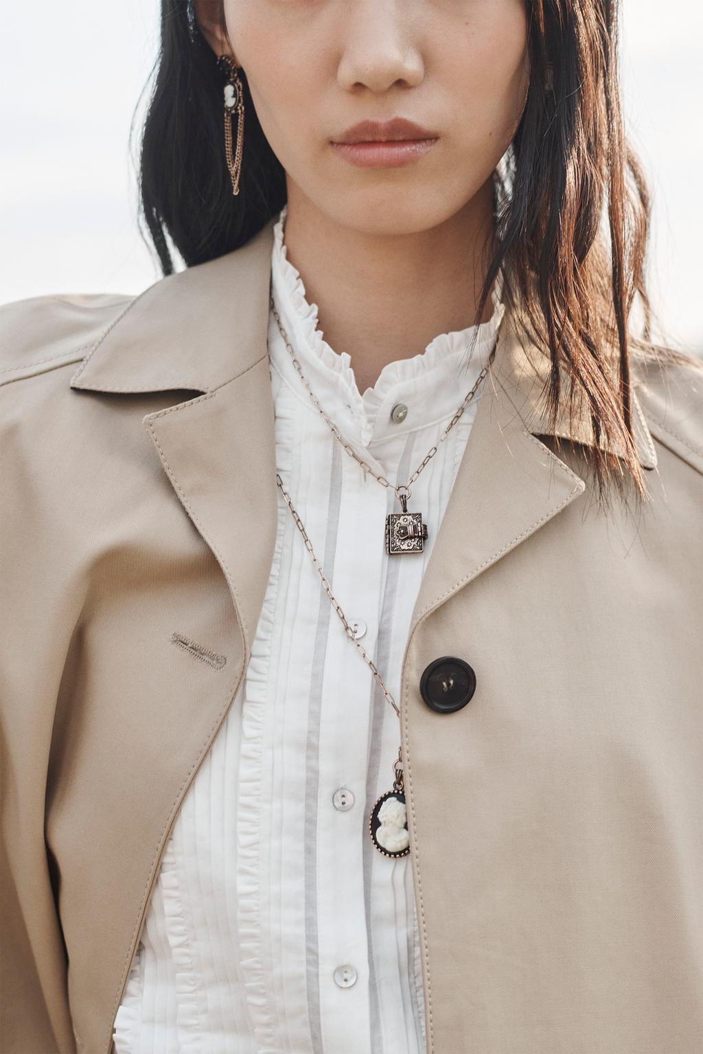 Пальто limited edition straight trench coat