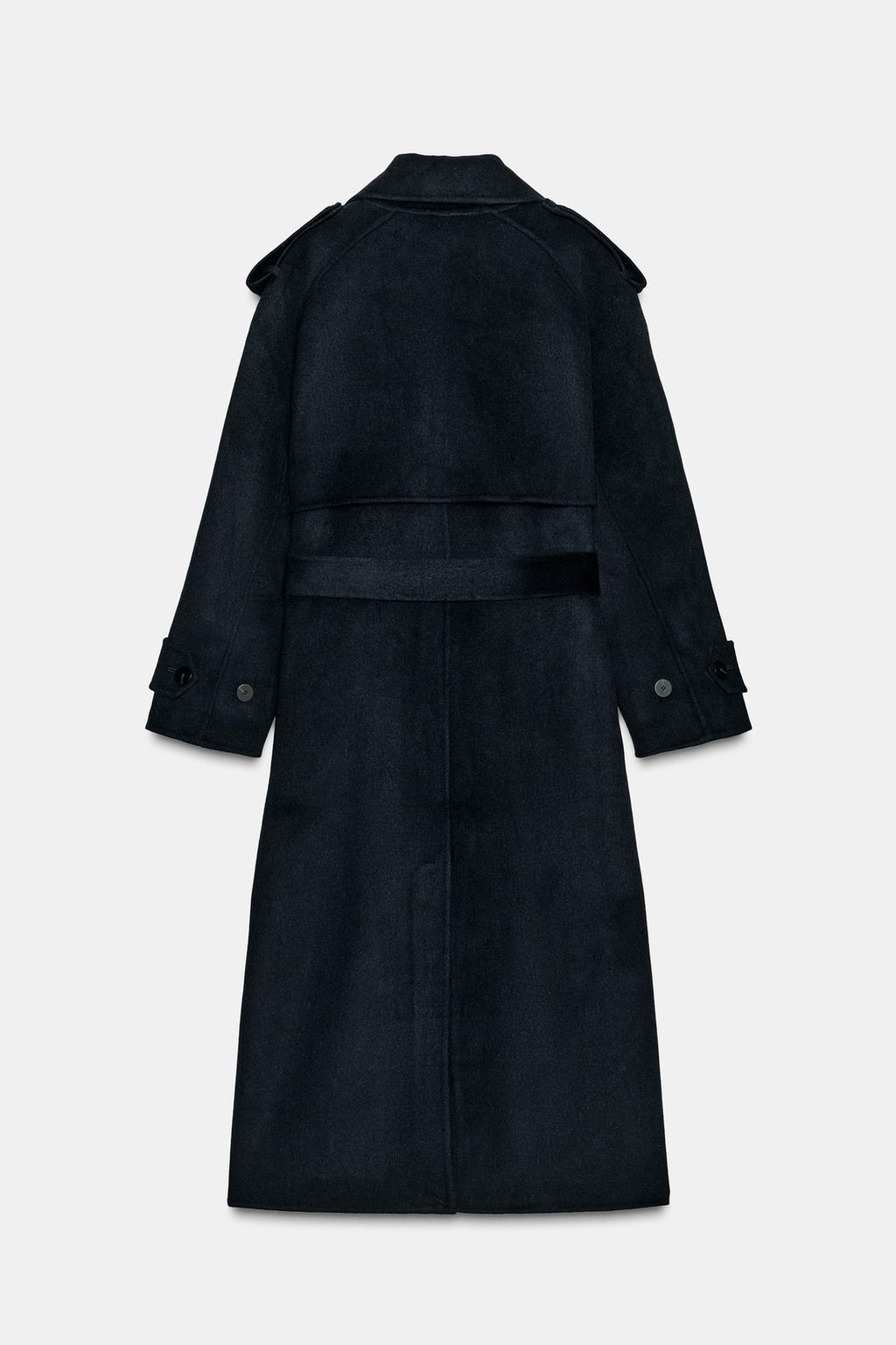 ДЛИННОЕ ПАЛЬТО ИЗ СМЕСОВОЙ ШЕРСТИ — ZW COLLECTION LIMITED EDITION