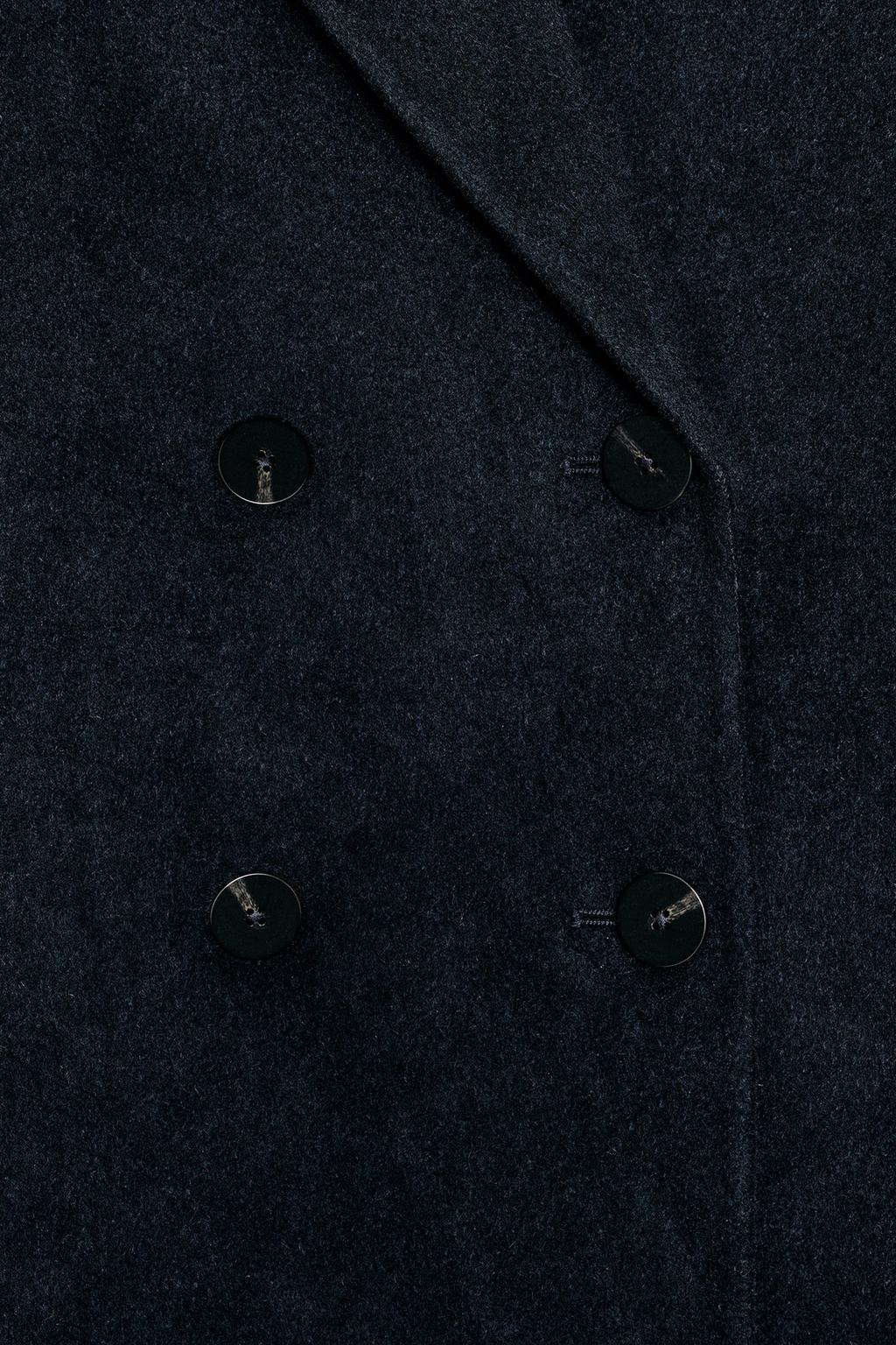 ДЛИННОЕ ПАЛЬТО ИЗ СМЕСОВОЙ ШЕРСТИ — ZW COLLECTION LIMITED EDITION