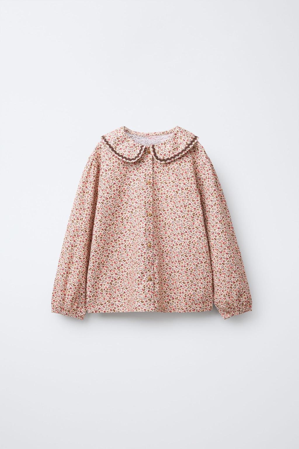 2-6 ЛЕТ/ПИЖАМА В ЦВЕТОЧНЫЙ ПРИНТ С КРУЖЕВОМ