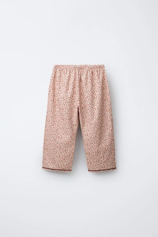 2-6 лет/пижама в цветочный принт с кружевом- Заказать в России