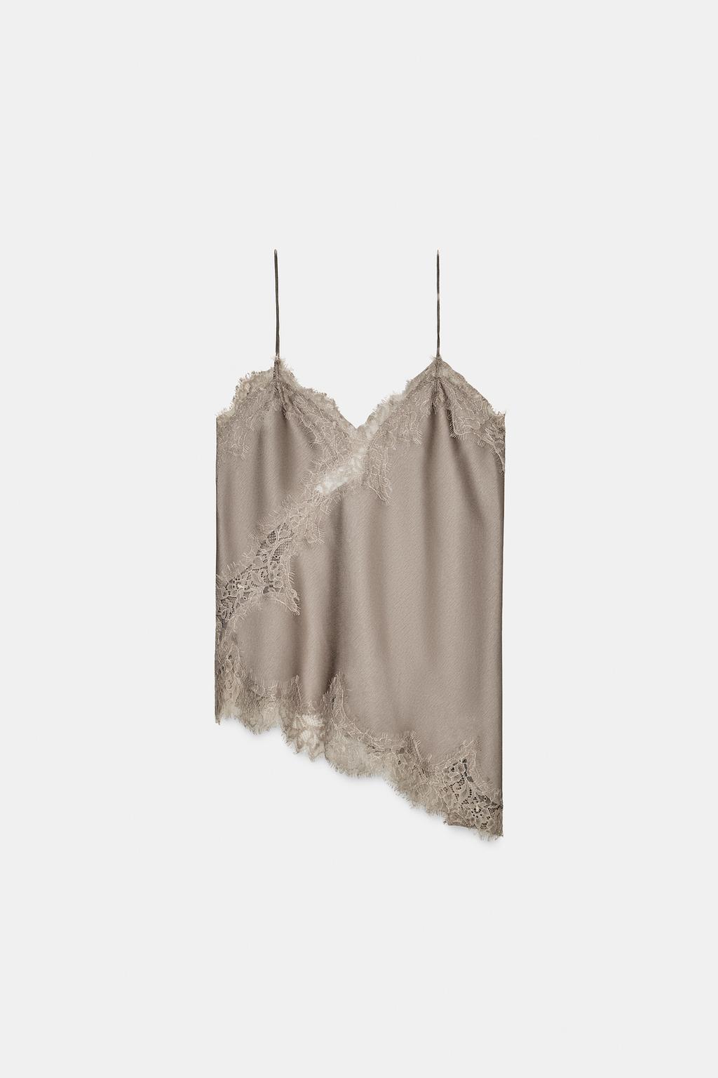 ТОП В БЕЛЬЕВОМ СТИЛЕ С КРУЖЕВОМ — ZW COLLECTION