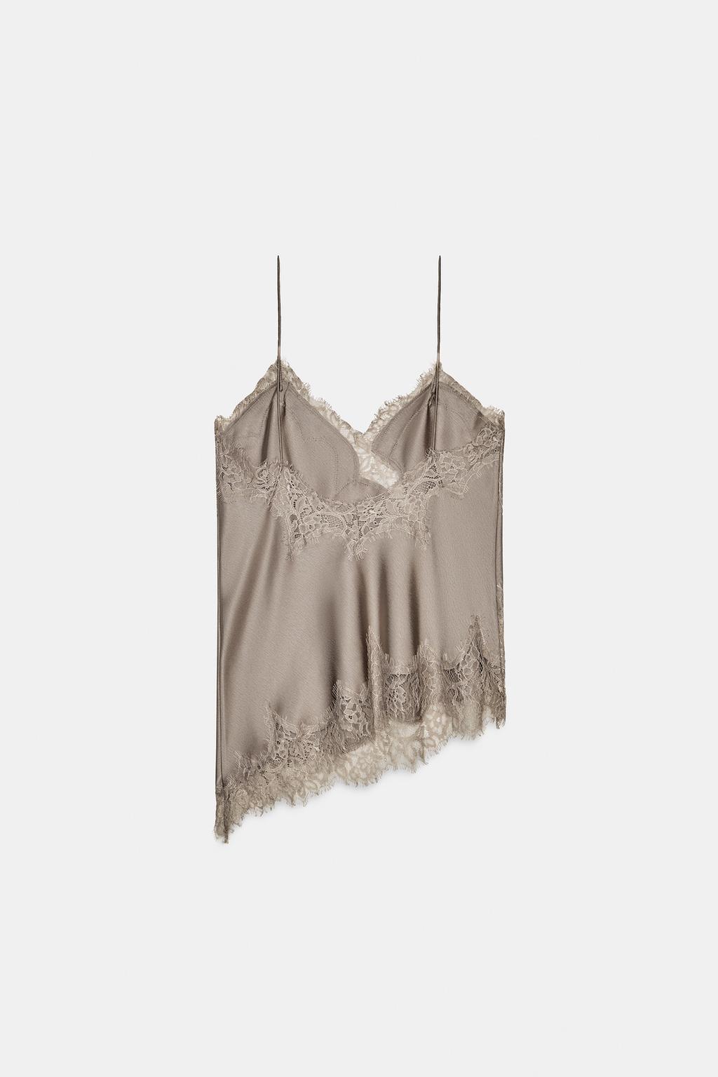 ТОП В БЕЛЬЕВОМ СТИЛЕ С КРУЖЕВОМ — ZW COLLECTION
