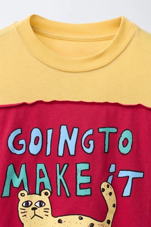 Футболка с нашивкой «тигр»- Заказать в России