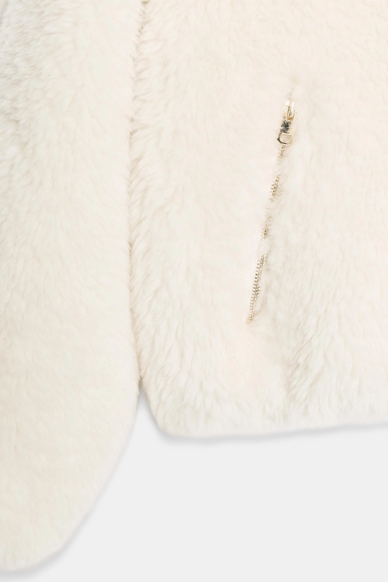 Куртка-бомбер с овчиной и термоизоляцией