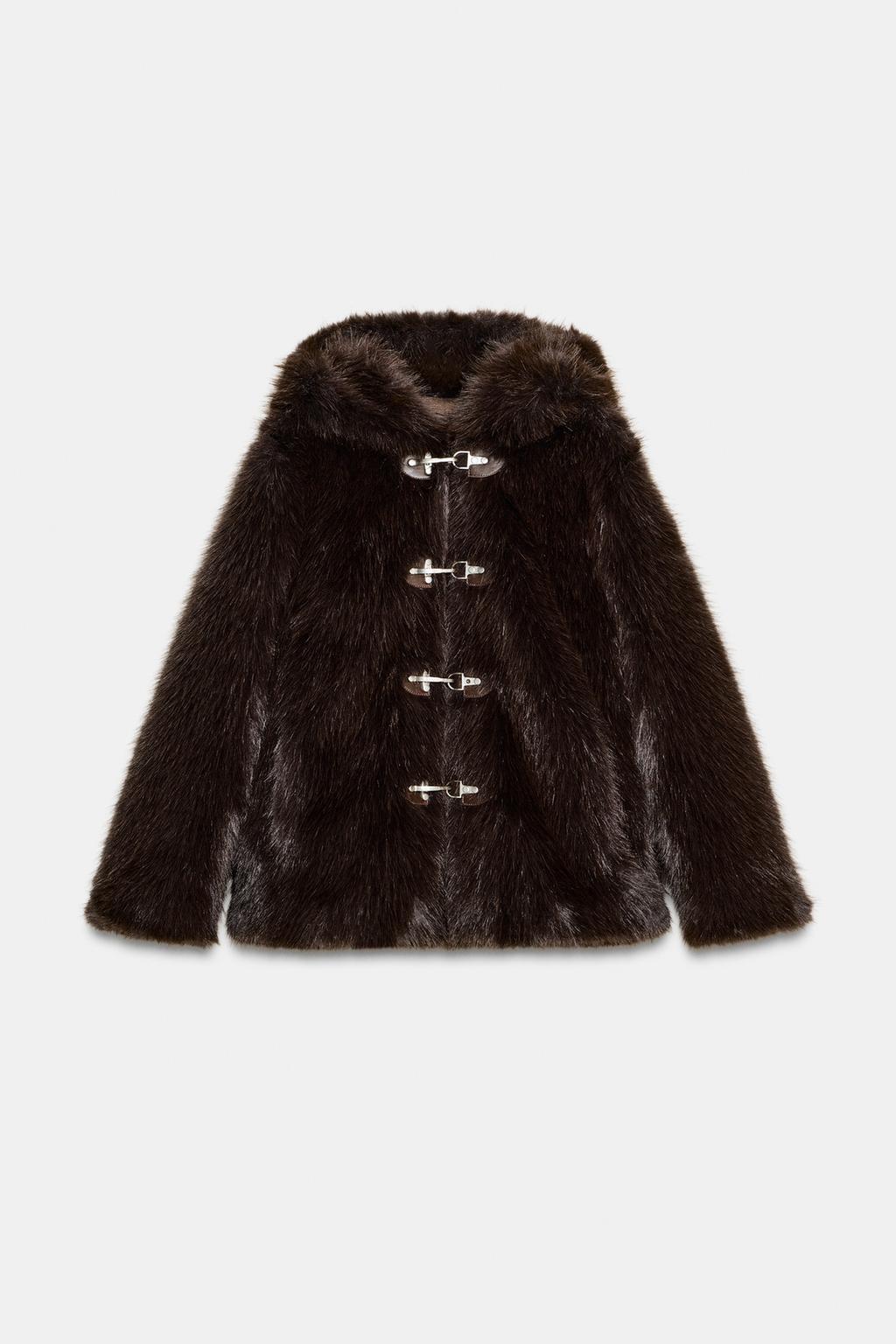 КОРОТКОЕ ПАЛЬТО ИЗ ИСКУССТВЕННОГО МЕХА — ZW COLLECTION