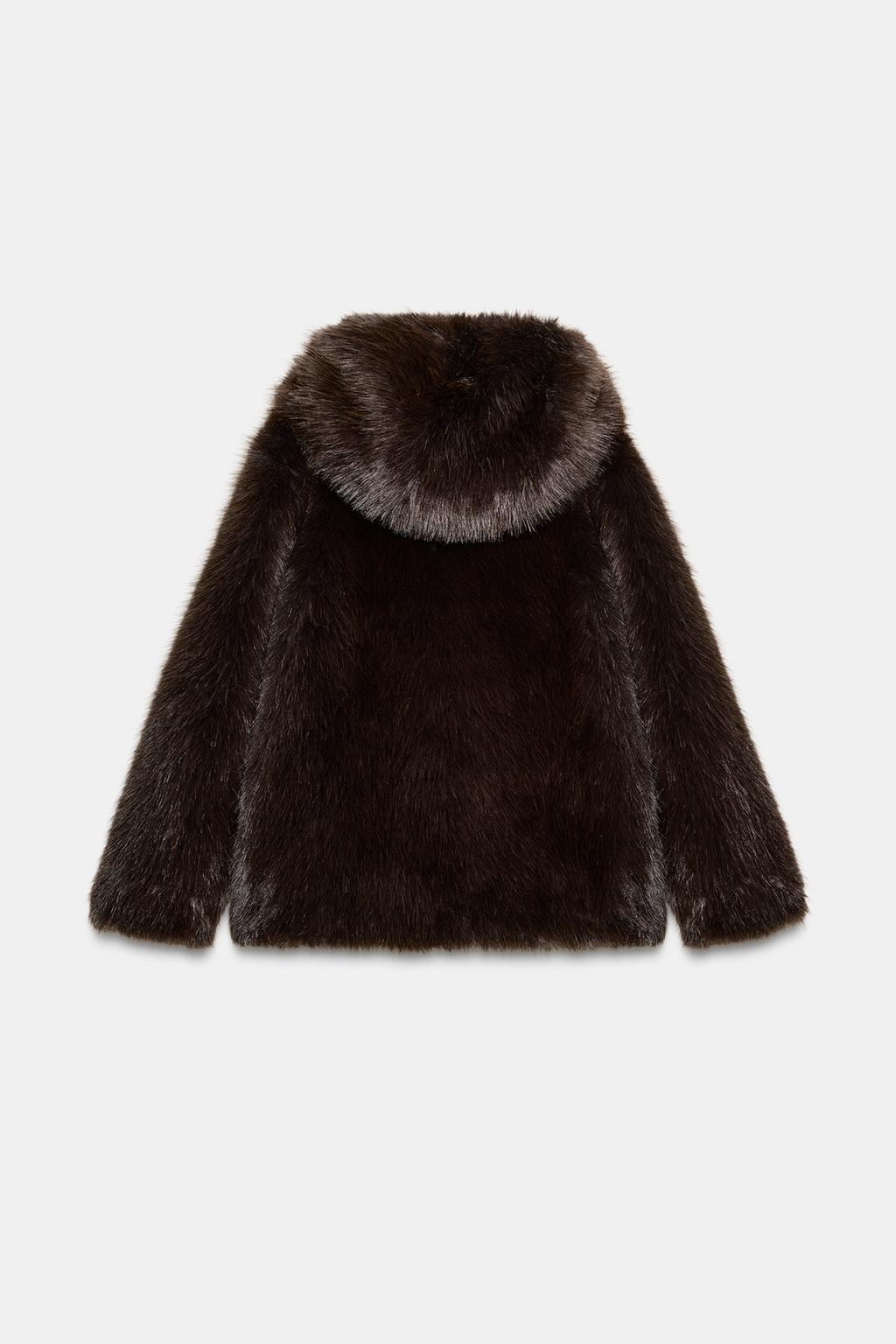 КОРОТКОЕ ПАЛЬТО ИЗ ИСКУССТВЕННОГО МЕХА — ZW COLLECTION