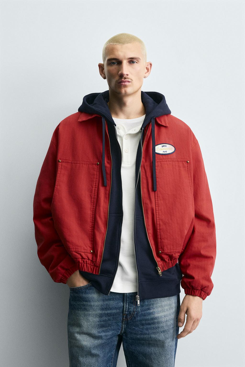КУРТКА BOXY FIT С ВЫШИВКОЙ
