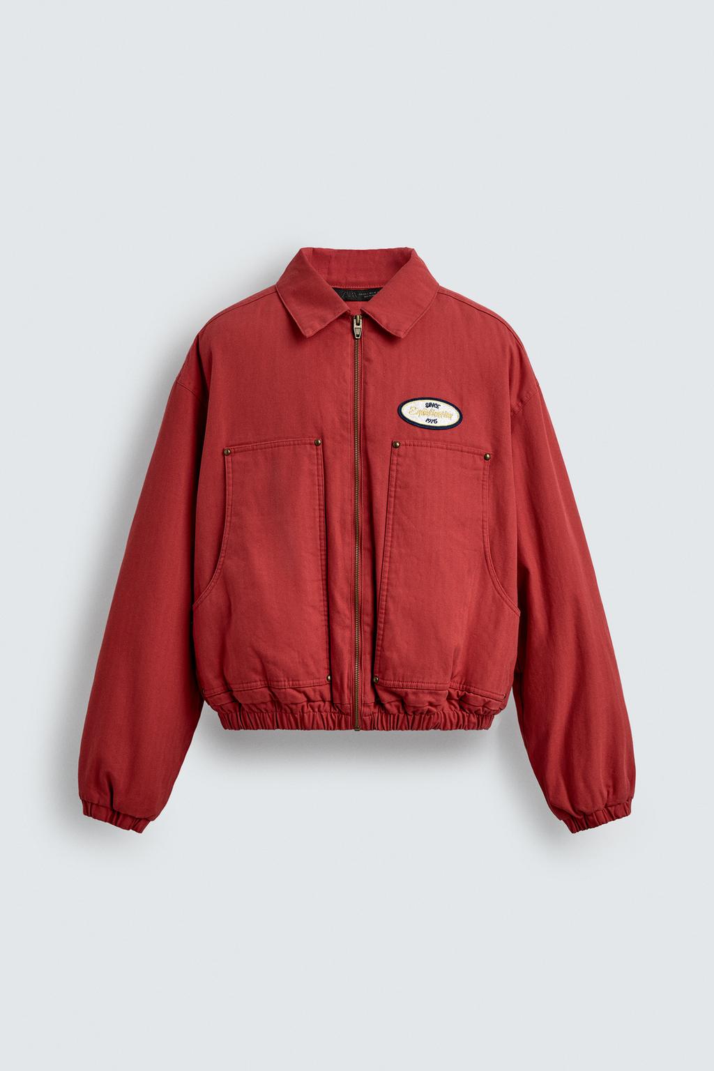 КУРТКА BOXY FIT С ВЫШИВКОЙ