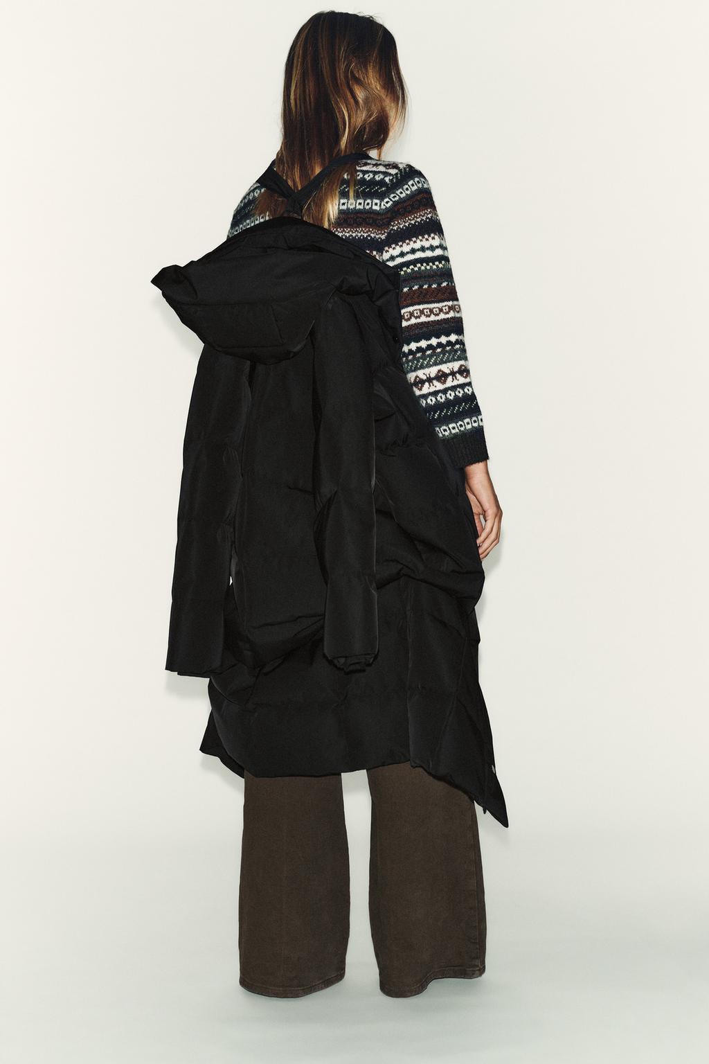 ДЛИННЫЙ ПУХОВИК С КАПЮШОНОМ WATER REPELLENT WINDPROOF
