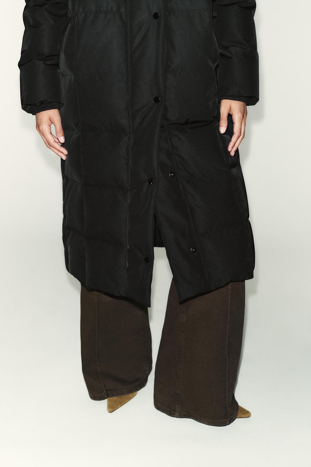 ДЛИННЫЙ ПУХОВИК С КАПЮШОНОМ WATER REPELLENT WINDPROOF
