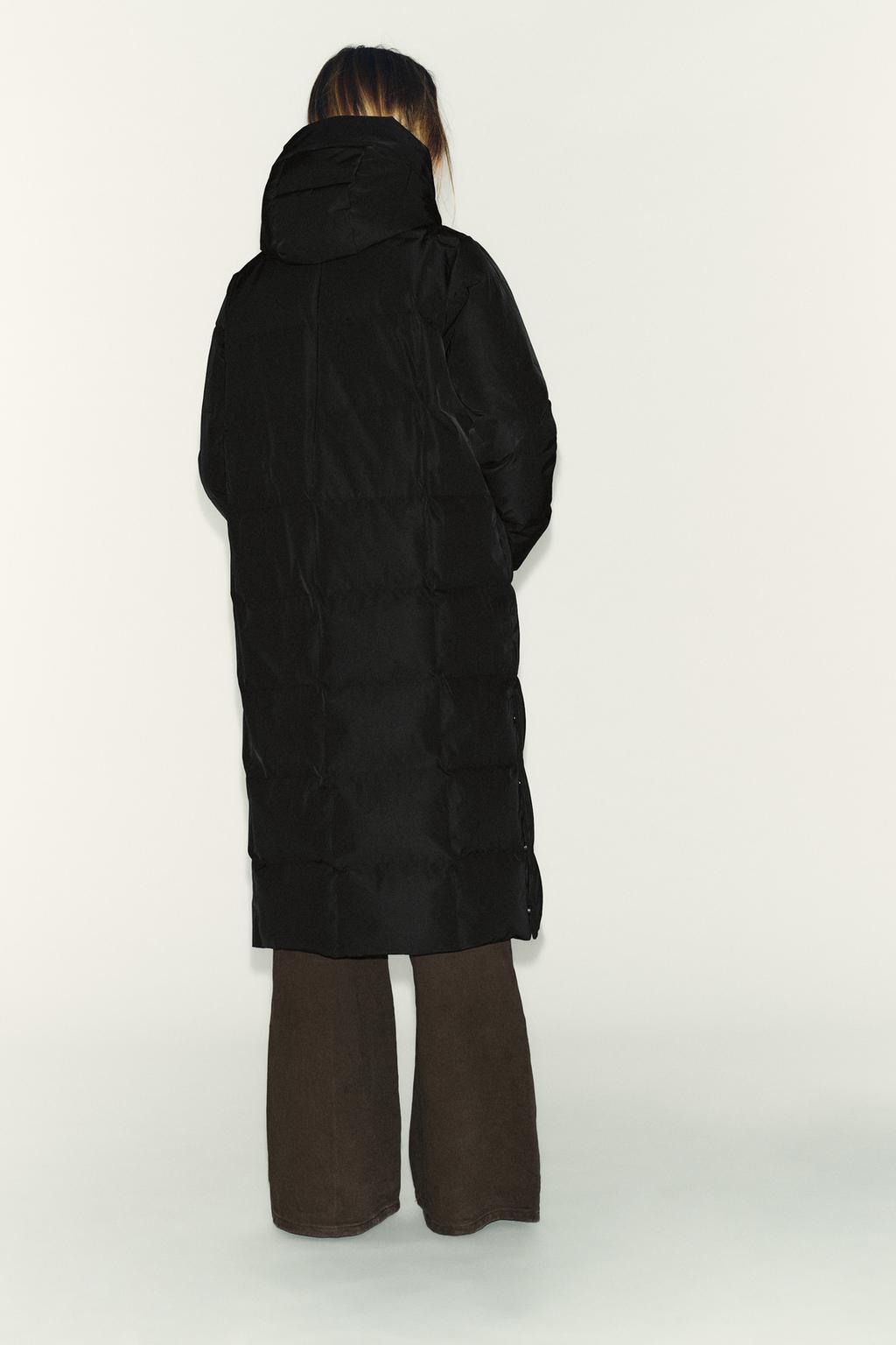 ДЛИННЫЙ ПУХОВИК С КАПЮШОНОМ WATER REPELLENT WINDPROOF