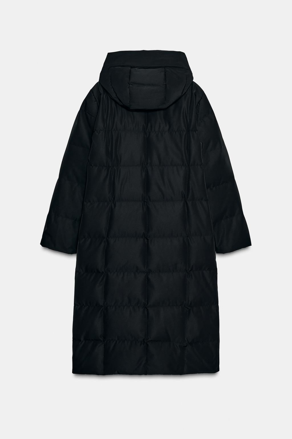 ДЛИННЫЙ ПУХОВИК С КАПЮШОНОМ WATER REPELLENT WINDPROOF