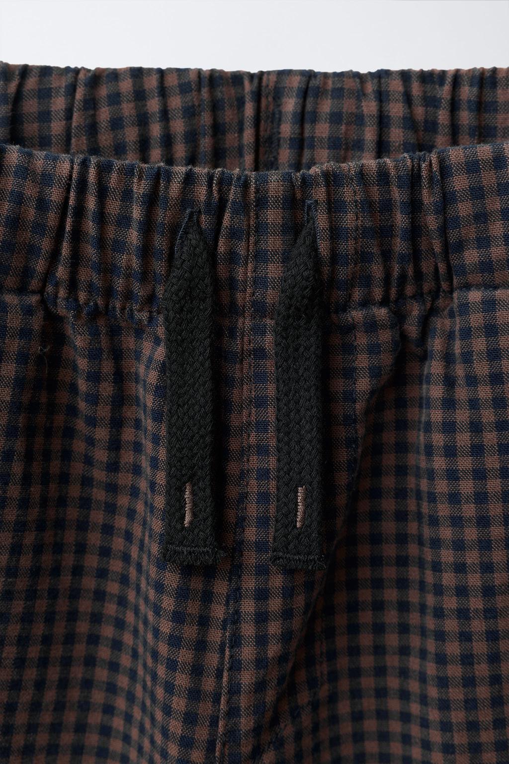 БРЮКИ BAGGY В КЛЕТКУ ВИШИ