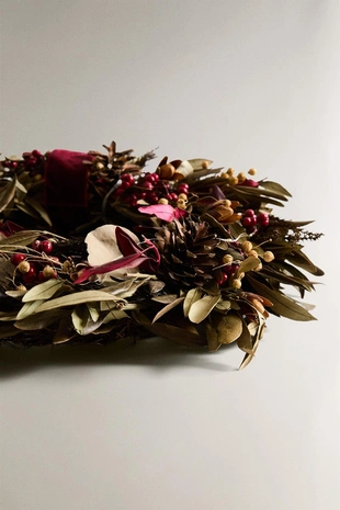 Рождественская гирлянда из листьев оливы (40 см)- Заказать в России