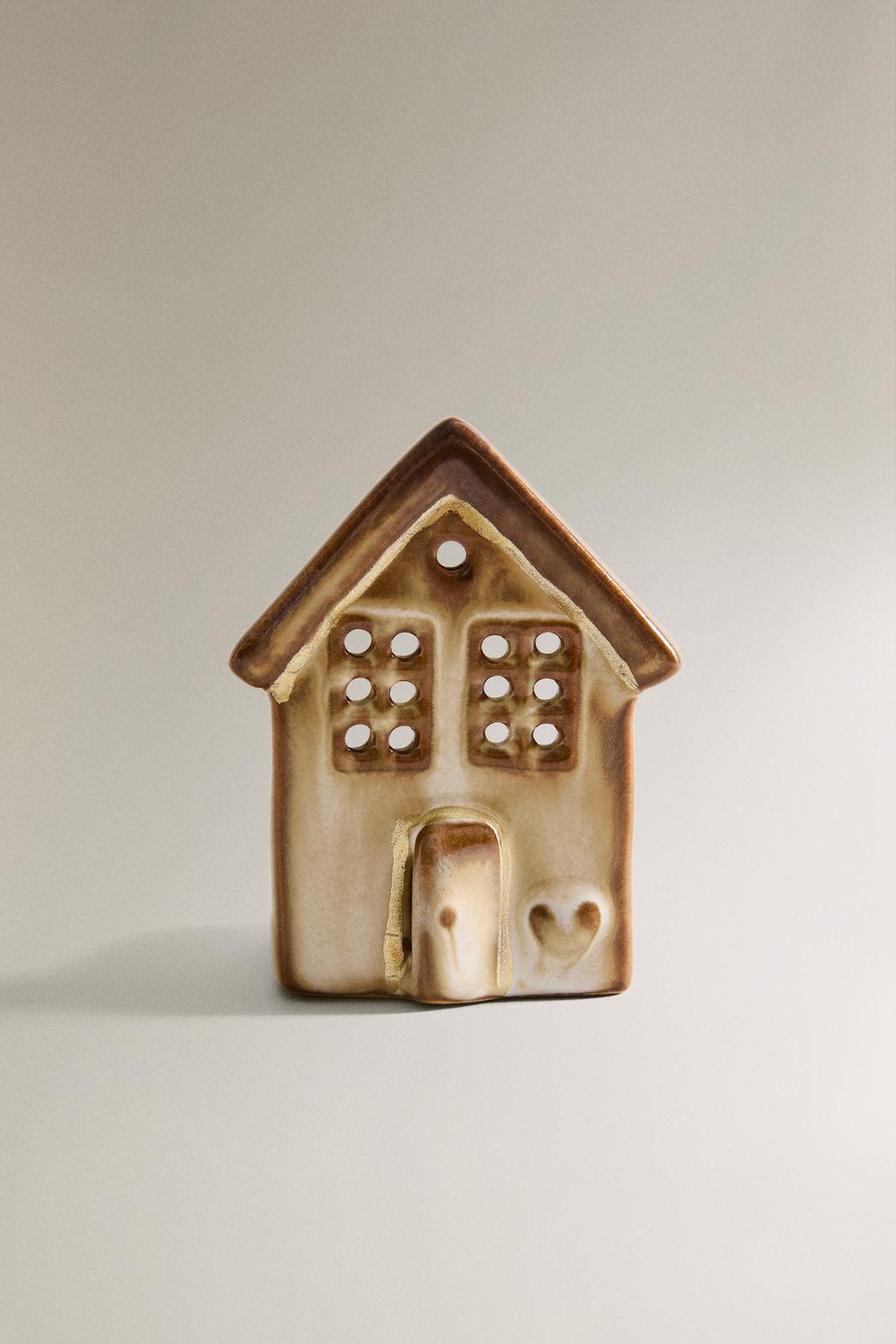 Подсвечник для чая ceramic house christmas