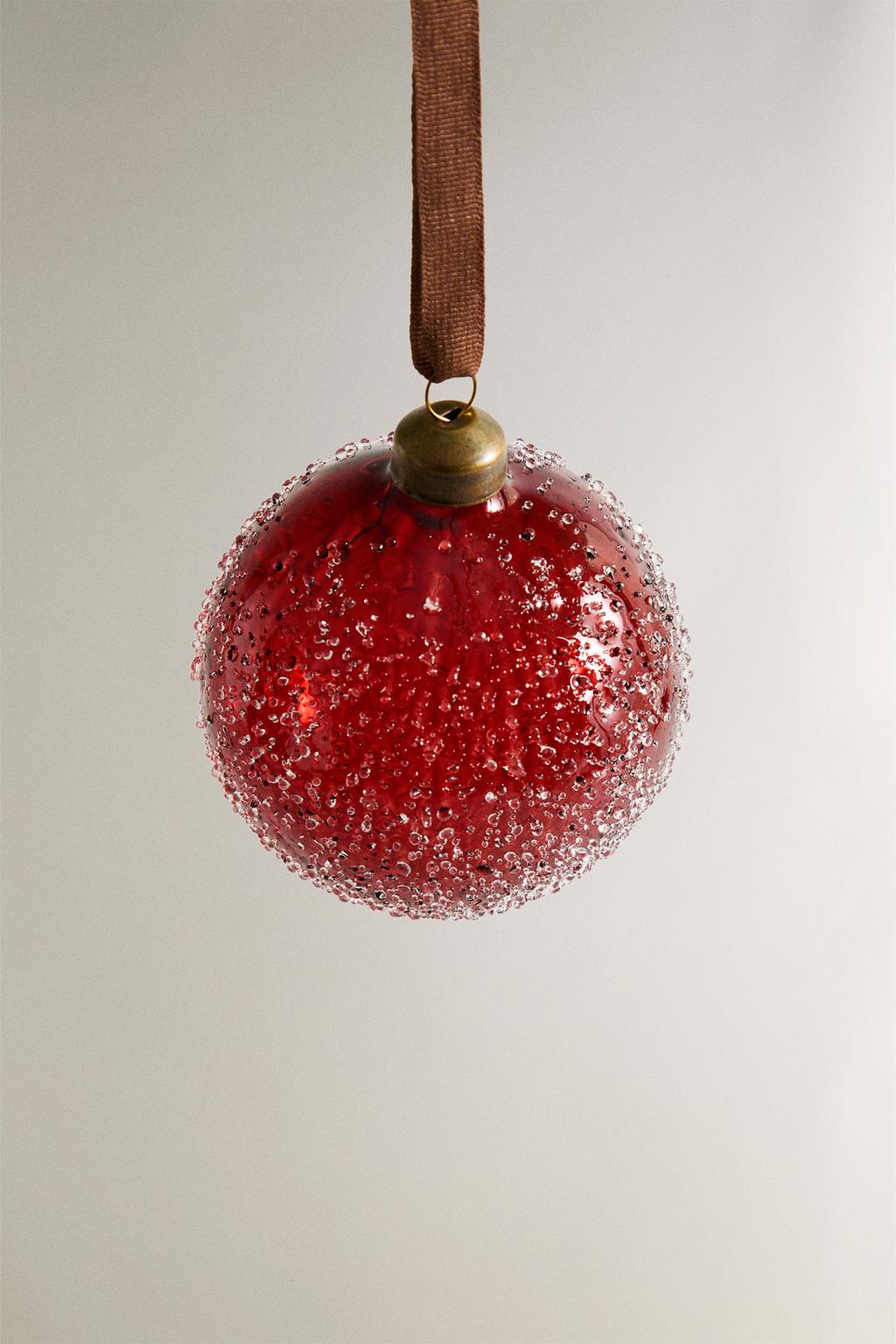 Рождественская ёлочная игрушка bubble bauble