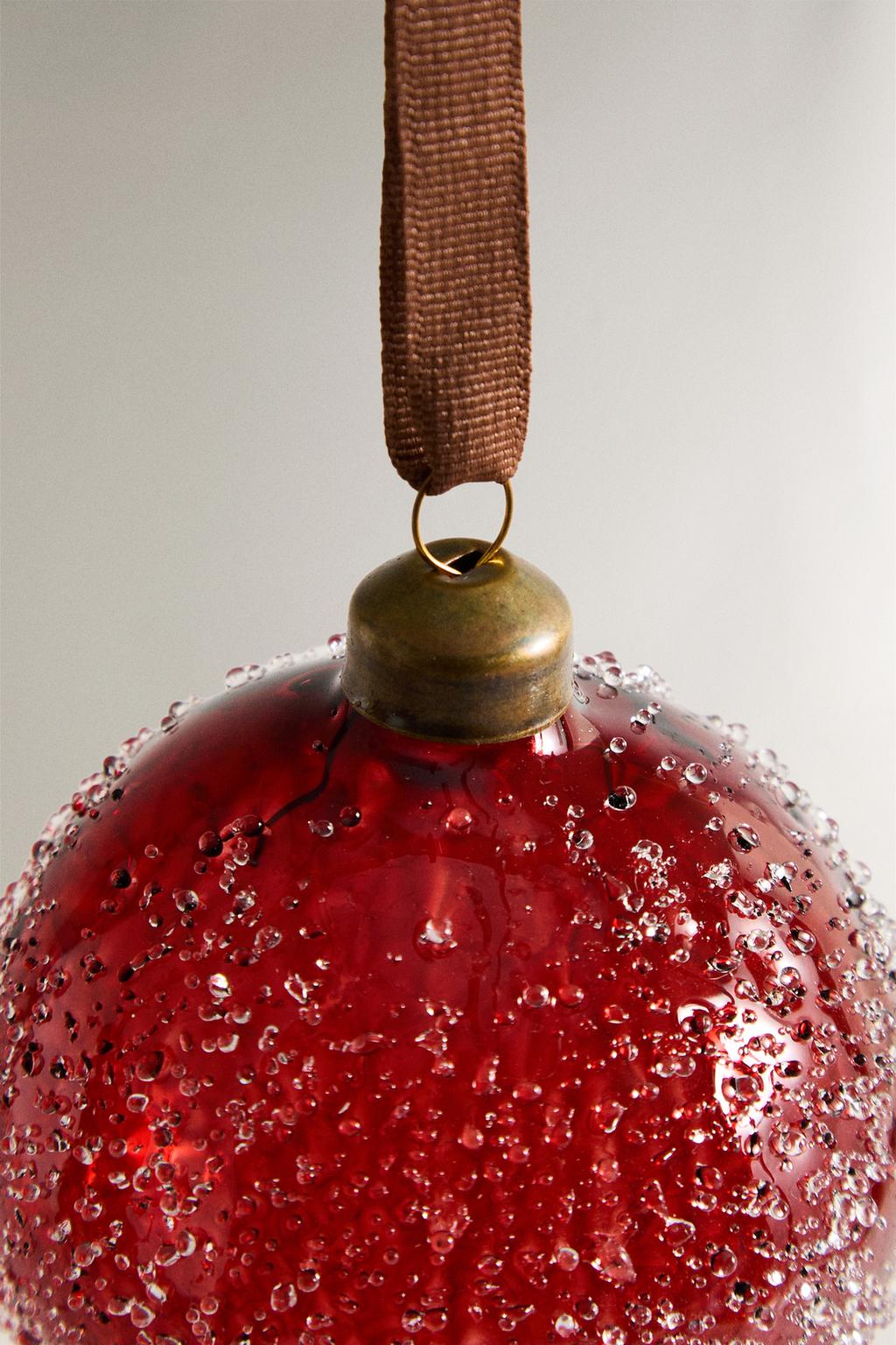 Рождественская ёлочная игрушка bubble bauble