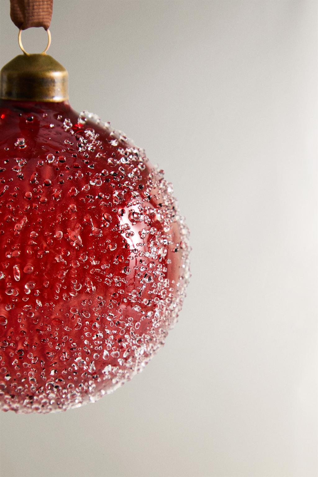 Рождественская ёлочная игрушка bubble bauble