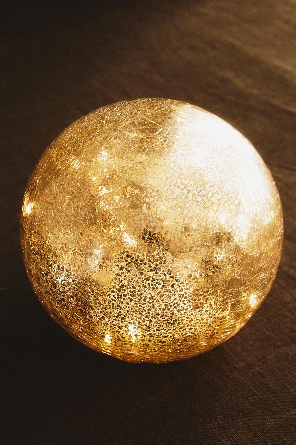 Рождественская новогодняя игрушка bauble с маленьким led-светом